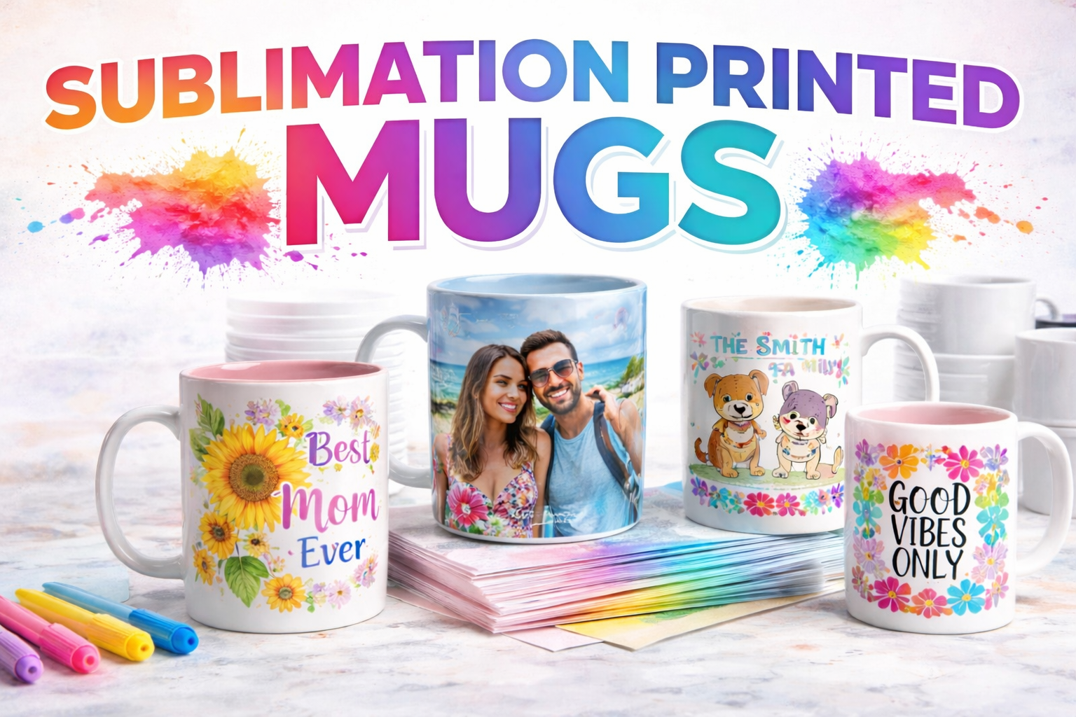 Custom Corporate Logo Printed Ceramic Mug